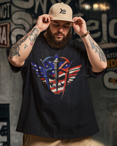American Nightmare Men's Plus Size Cotton T-Shirt